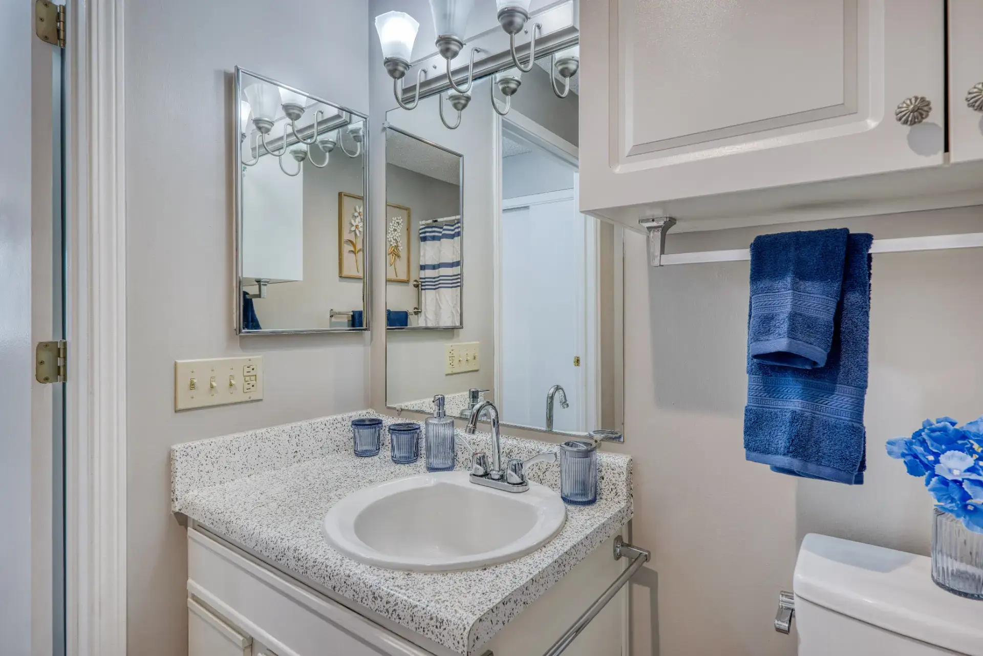 Furnished bathroom